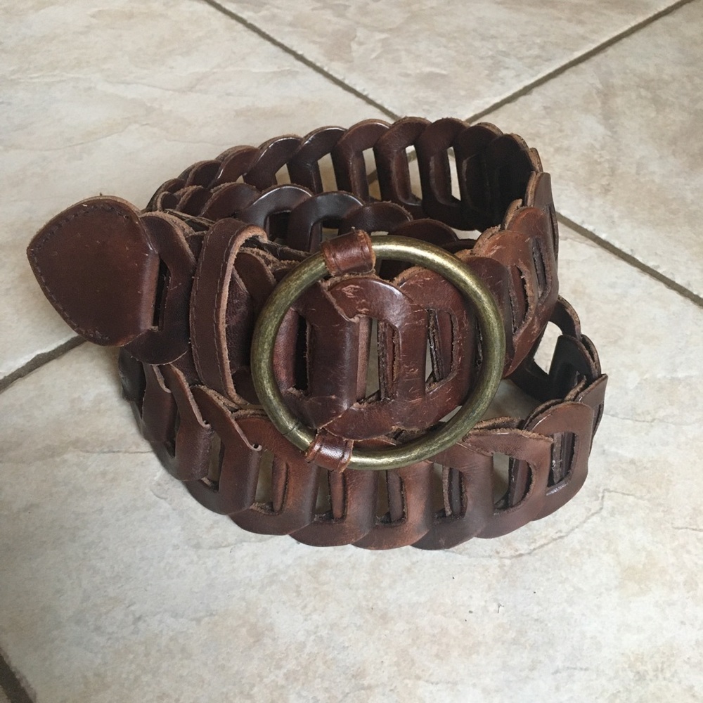 Hollister Brown Leather Belt